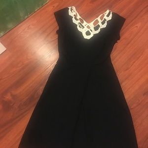 Black with white trim Libertine dress